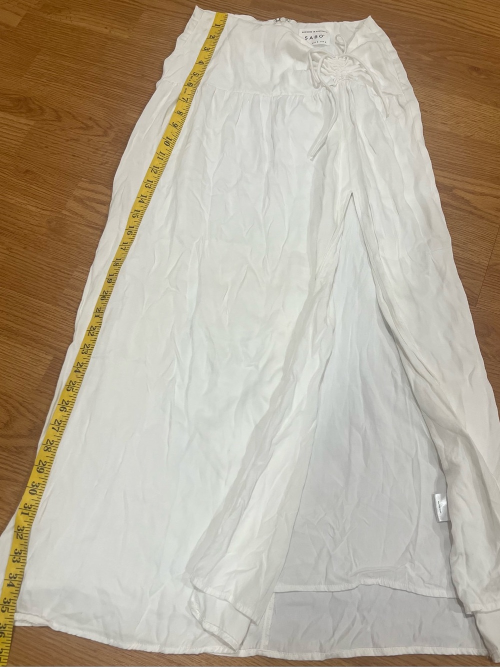 SABO maxi White Skirt -